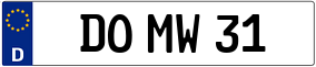 Truck License Plate